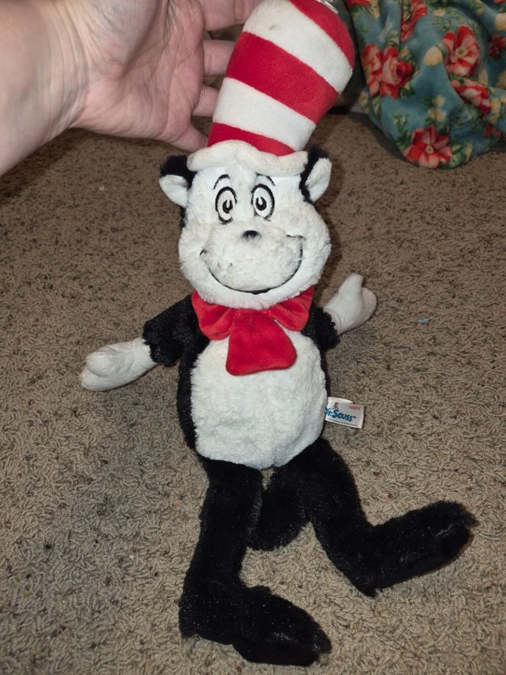 Aurora Dr Seuss Cat in the Hat Plush 16 Inch Stuffed Animal Toy New W/Tags - Picture 2 of 9